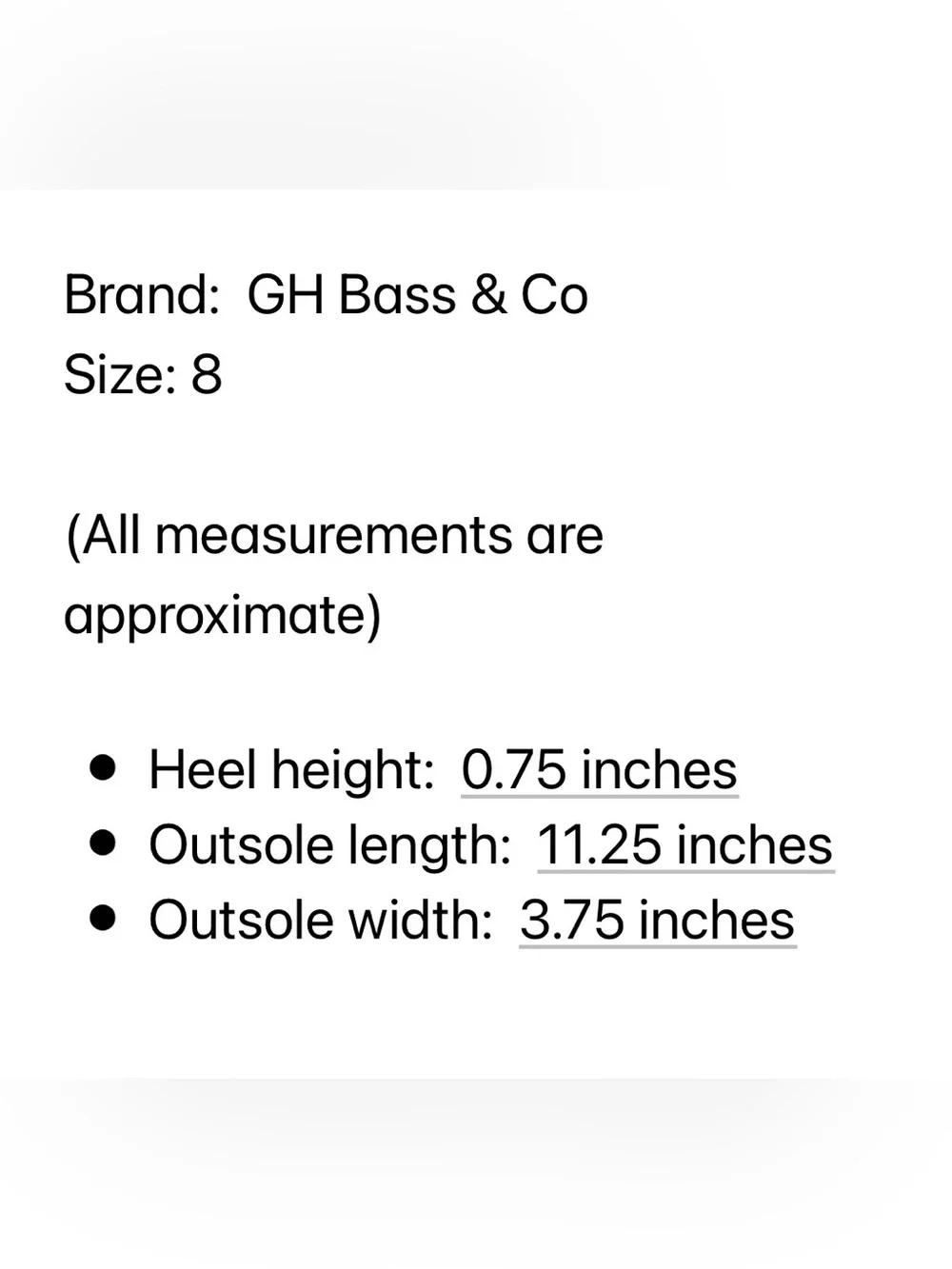 G.H. Bass & Co. details brand
